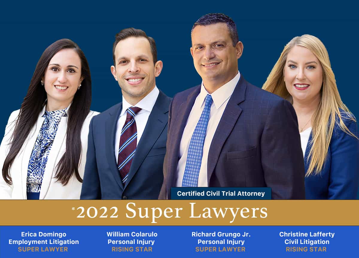 Four NJ Personal Injury Lawyers at Grungo Colarulo Nominated as 2022 Super Lawyers